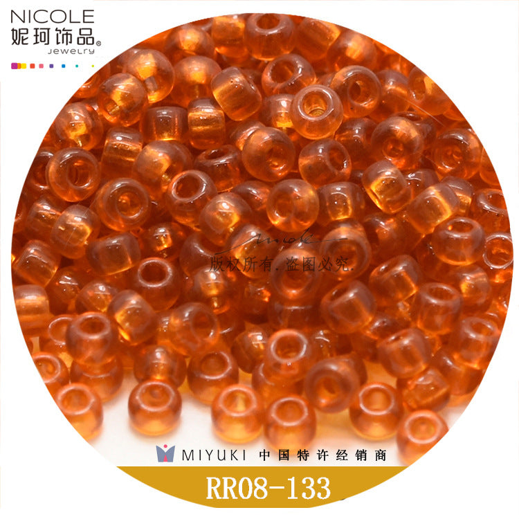 Miyuki Round Seed Beads, 8/0,  Transparent color 1