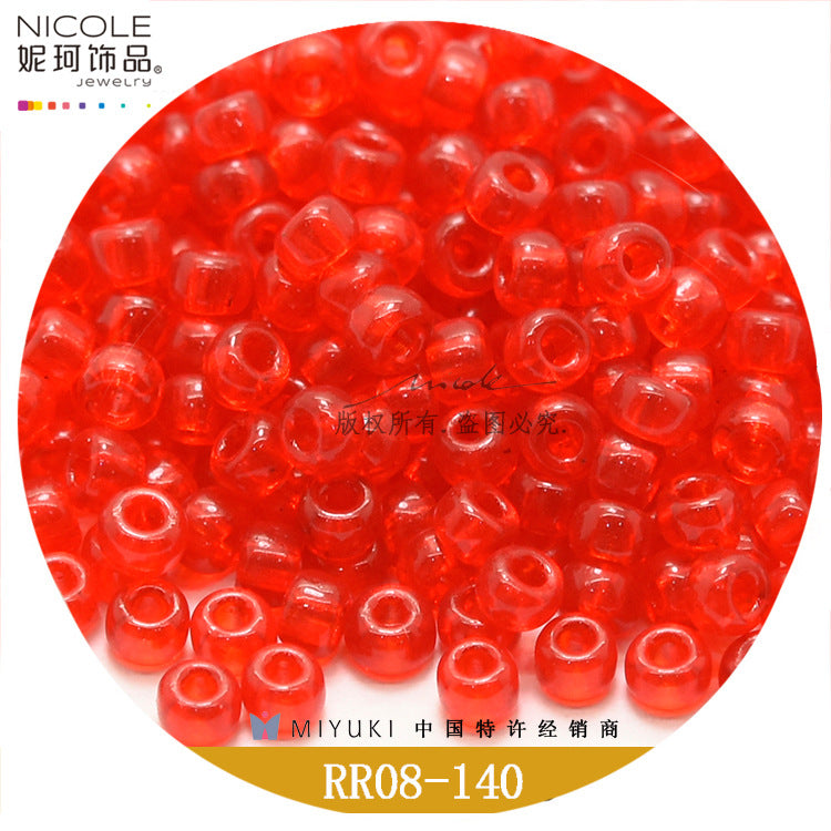 Miyuki Round Seed Beads, 8/0,  Transparent color 1