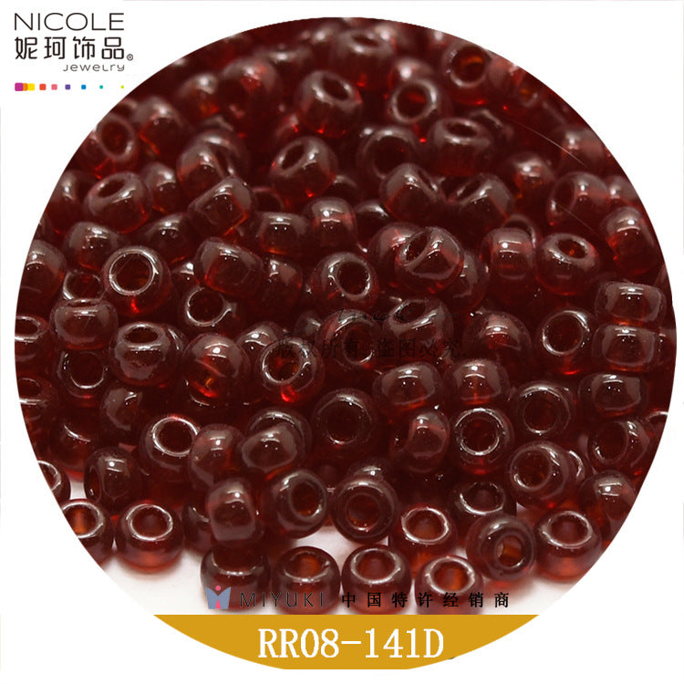 Miyuki Round Seed Beads, 8/0,  Transparent color 1