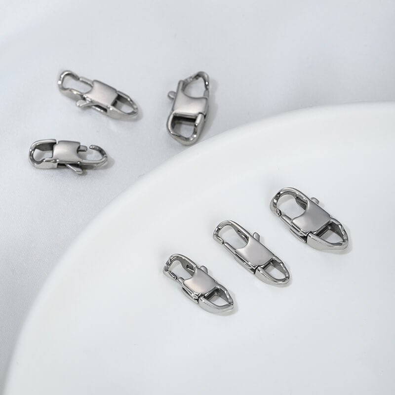 Titanium steel 316 stainless steel fishtail buckle Cuban buckle