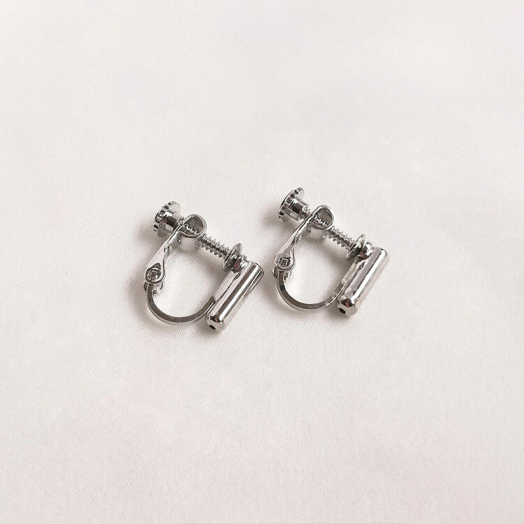 Earring Clip, Non Pierced Dangle Silicone Pad Clips for DIY Earrings, 14K Gold Plated&18k Gold Plated&White Gold